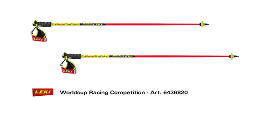 LEKI Worldcup Racing Comp 6436820 Alpin Ski Stöcke - #RedisThe Color - 125cm