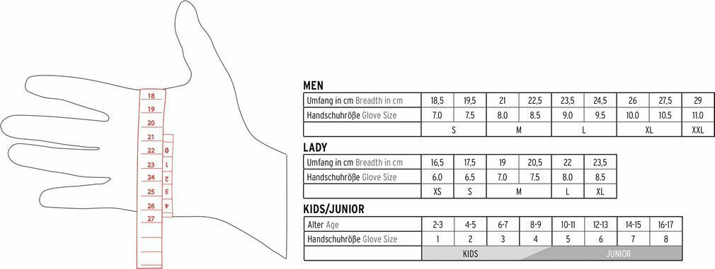 Leki Nordic Move Shark - 649701301 - Nordic Walking & Skating Handschuhe - black