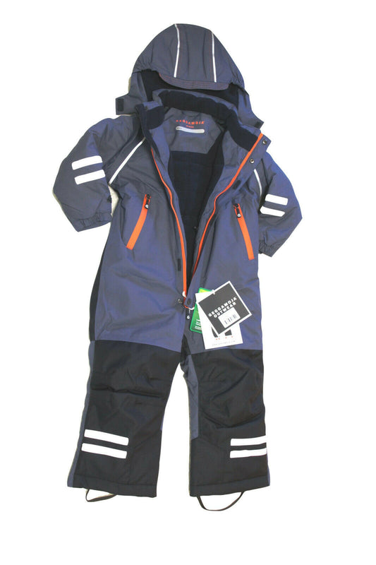 Geggamoja Kinder Skioverall Steele Blue - Winter Overall - sehr warm und robust