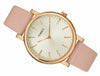 TIMEX Metropolitan TW2R85200 Damenuhr - Edelstahl rosegold - Lederband - Ø37mm