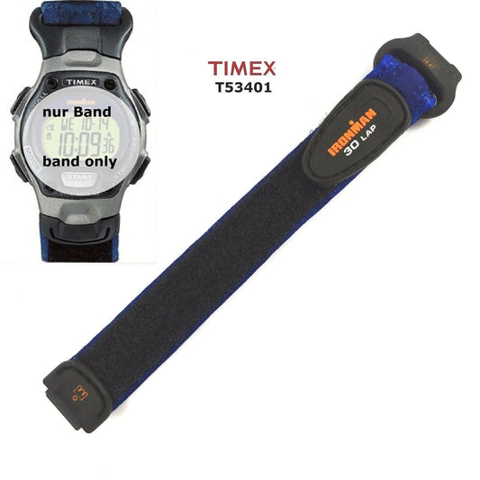 Timex Ersatzarmband T53401 IronMan 30 lap - Klettband 14/20mm Ersatzband Textil