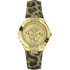 GUESS W0023L1 Time to Give Damenuhr Edelstahlgehäuse gold