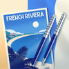 Waterman Hémisphère French Connection Le Lounge Blue - Rollerball - schwarz - F