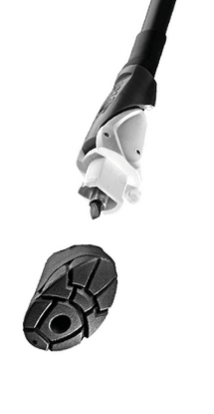 Leki Smart Tip 2.0 Gummipuffer Walking, 1 Paar, einfacher Wechsel Art. 882810103