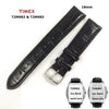 Timex Ersatzarmband T2M983 & T2M982 T-Series Chronographen Tonneau - Lederband