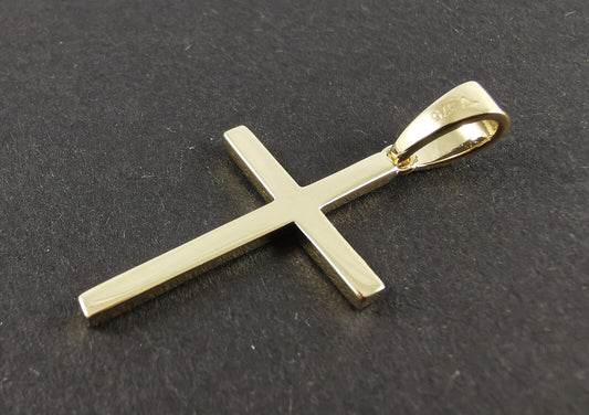 VIVA Anhänger Gelbgold 9 kt - Kreuz - Gewicht 1,67 gr.
