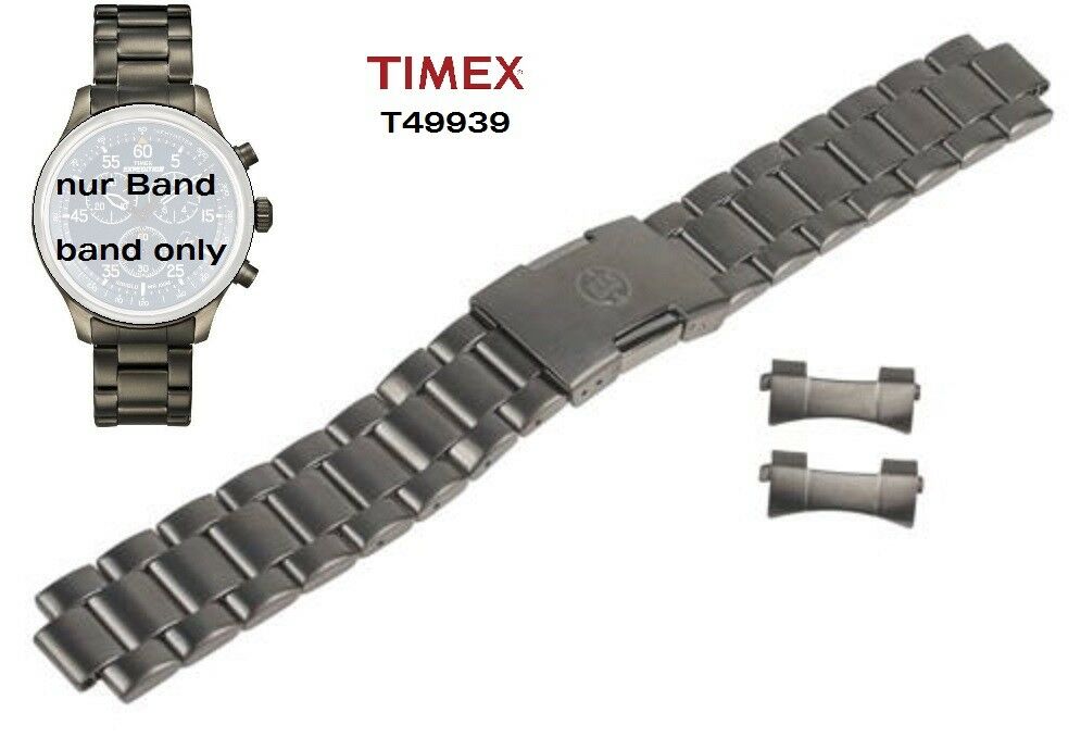 Timex Ersatzarmband T49939 Expedition Field Chronograph fit T49905 T49938 T49904