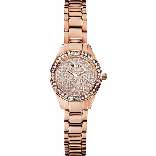 GUESS W0230L3 Damenuhr Mini Pixie - Edelstahlgehäuse roségold poliert