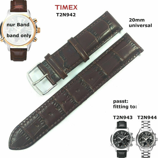 Timex Ersatzarmband T2N942 World Time 20mm universal Ersatzband - T2N944 T2N943
