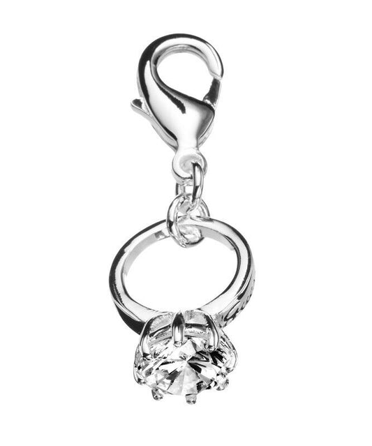 GUESS Anhänger Charm Ring UBC81005 (silber)