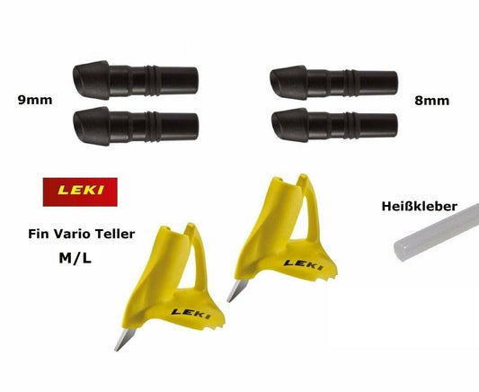 LEKI Fin Vario Teller M/L 48 mm inkl. Aufnahme Ø 8 & 9mm - einfach zu wechseln