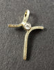 VIVA Anhänger Gelbgold 9 kt - Gewicht 0,39 g. - Brillant 0,02 ct w/si